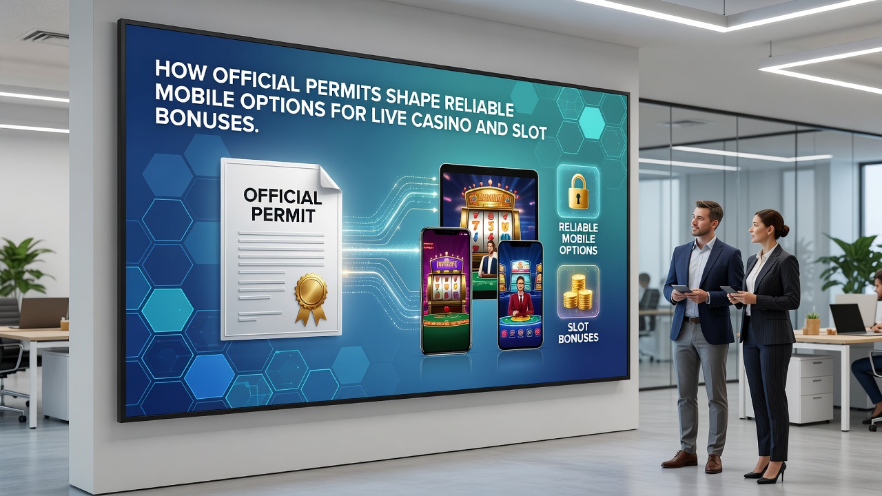 Veilige mobiele transactie in een live casino app met vergunningsbadge
